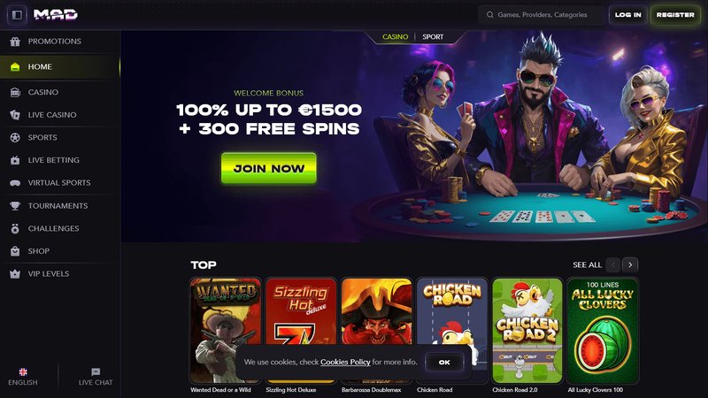 Découvrez les Promotions et les Offres de Bonus Madcasino en Ligne